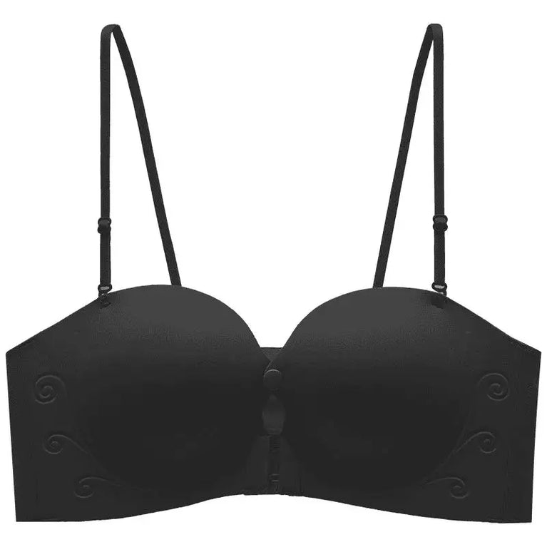 Seamless Front-Closure Push-Up Bra – Wire-Free Support