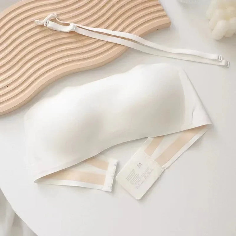 Ultra-Light Seamless Adhesive Bra – Wireless Push-Up Comfort