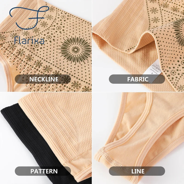 Flarixa High-Rise Shaping Thong | Seamless Tummy Control