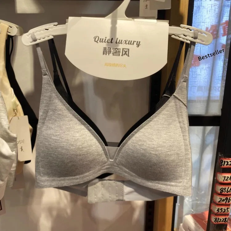 French Deep-V Seamless Bra | Invisible Summer Bralette
