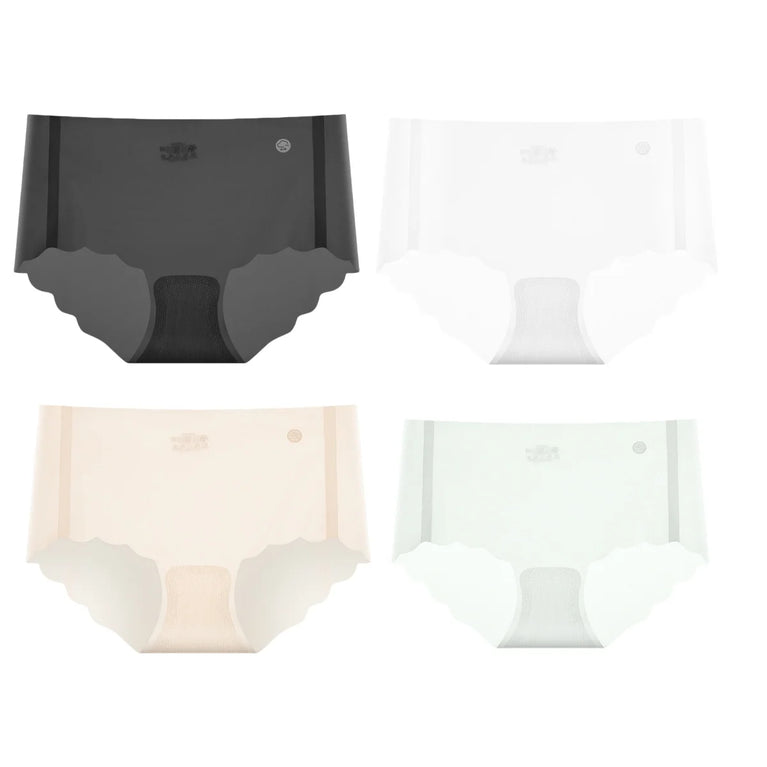 4Pcs/Set Women Panties Seamless Quick-Dry Briefs – Low-Rise Invisible Support