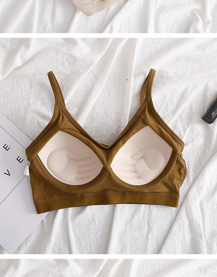 Pure Cotton Wireless Seamless Bra – Lightweight Everyday Comfort