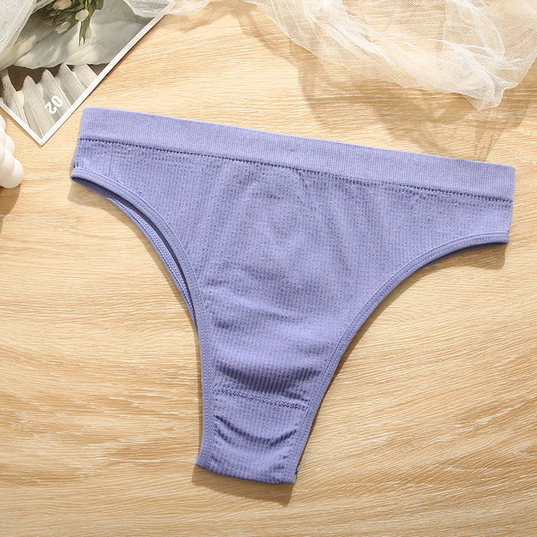 Seamless Brazilian Panties | Basic Mid-Rise Bikini