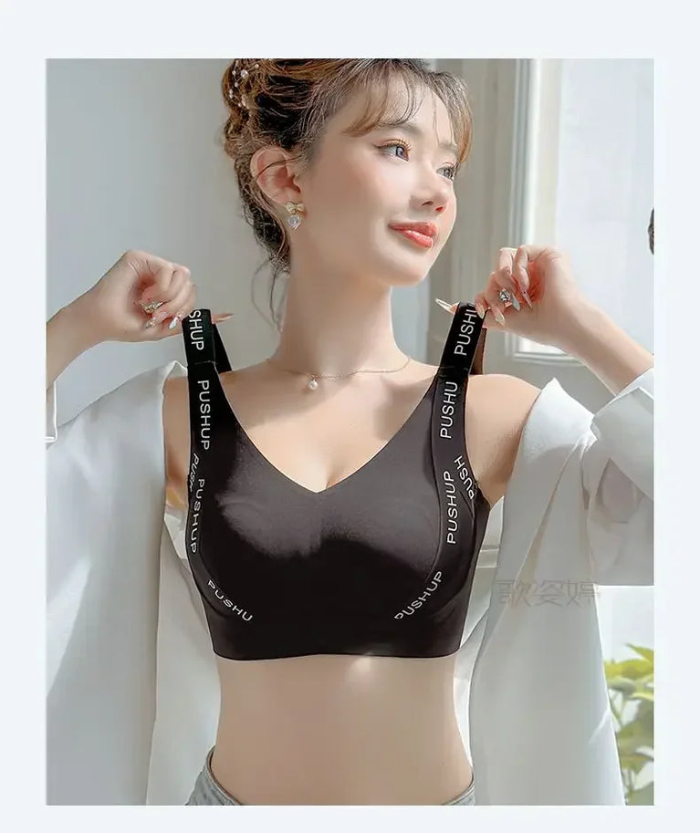 Seamless Wire-Free Minimizer Bra – Sleek Commute Comfort