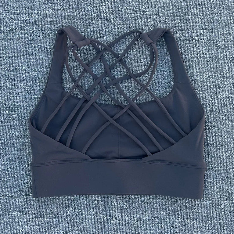 Seamless Performance Sports Bra – Breathable Fitness Support
