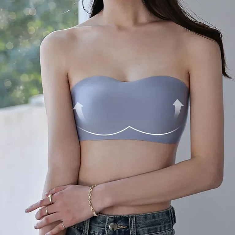 Strapless Seamless Bra – Versatile Wireless Support