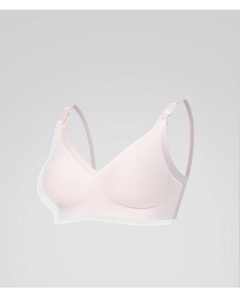 Maternity & Nursing Comfort Bra – Seamless Adjustable Support