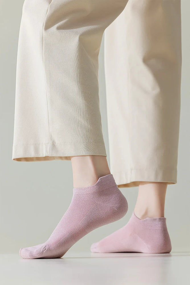 Bamboo Fiber Socks | 5-Pack Invisible Summer Liner