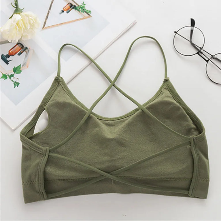 Seamless High-Stretch Sports Bra | Comfort Fit Yoga Crop Top