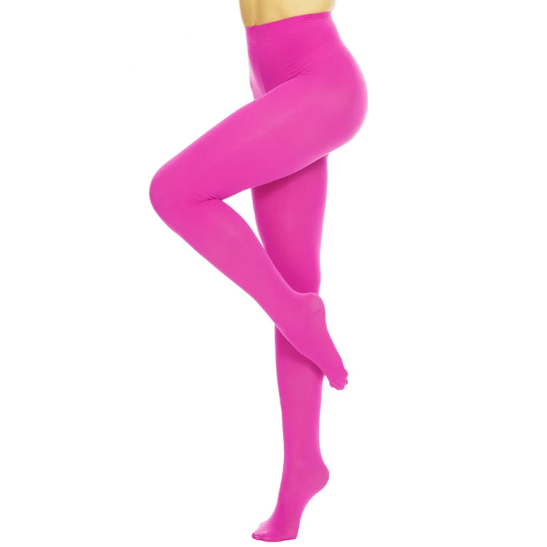 Plus Size Velvet Tights | High-Elasticity Candy Color Pantyhose