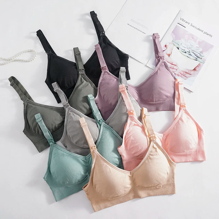 Plus Size Nursing Bra | Anti-Sagging Wireless Fit