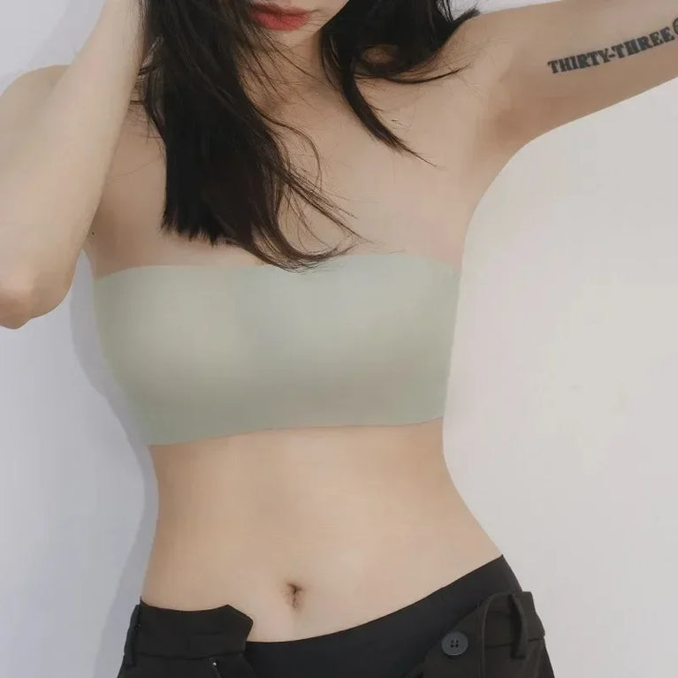 Ultra-Light Seamless Adhesive Bra – Wireless Push-Up Comfort