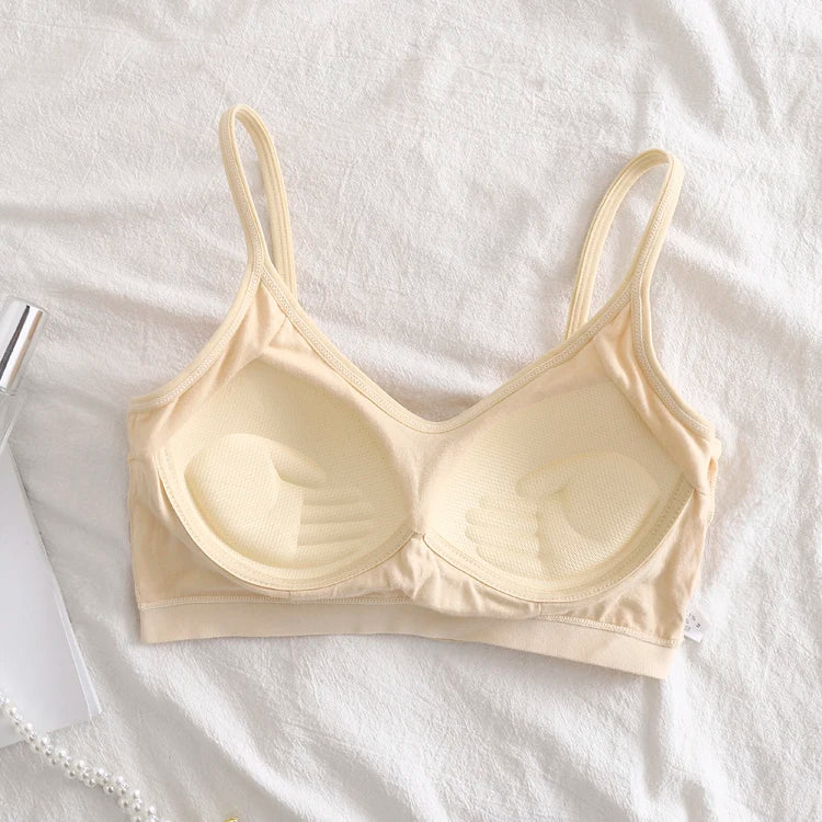 Pure Cotton Wireless Seamless Bra – Lightweight Everyday Comfort