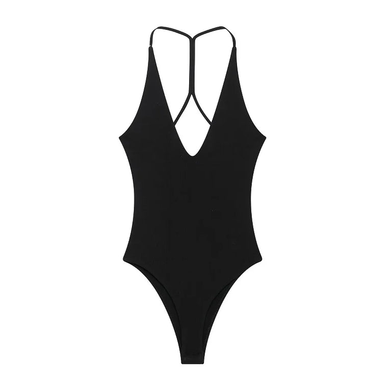 Backless Bustier Bodysuit | Sexy Sleeveless Summer Top