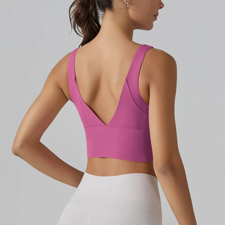 Yoga Tank Top | Push-Up Fitness Sports Bra
