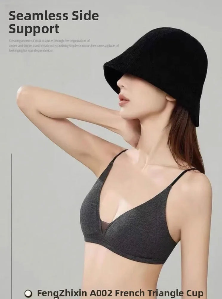 French Deep-V Seamless Bra | Invisible Summer Bralette