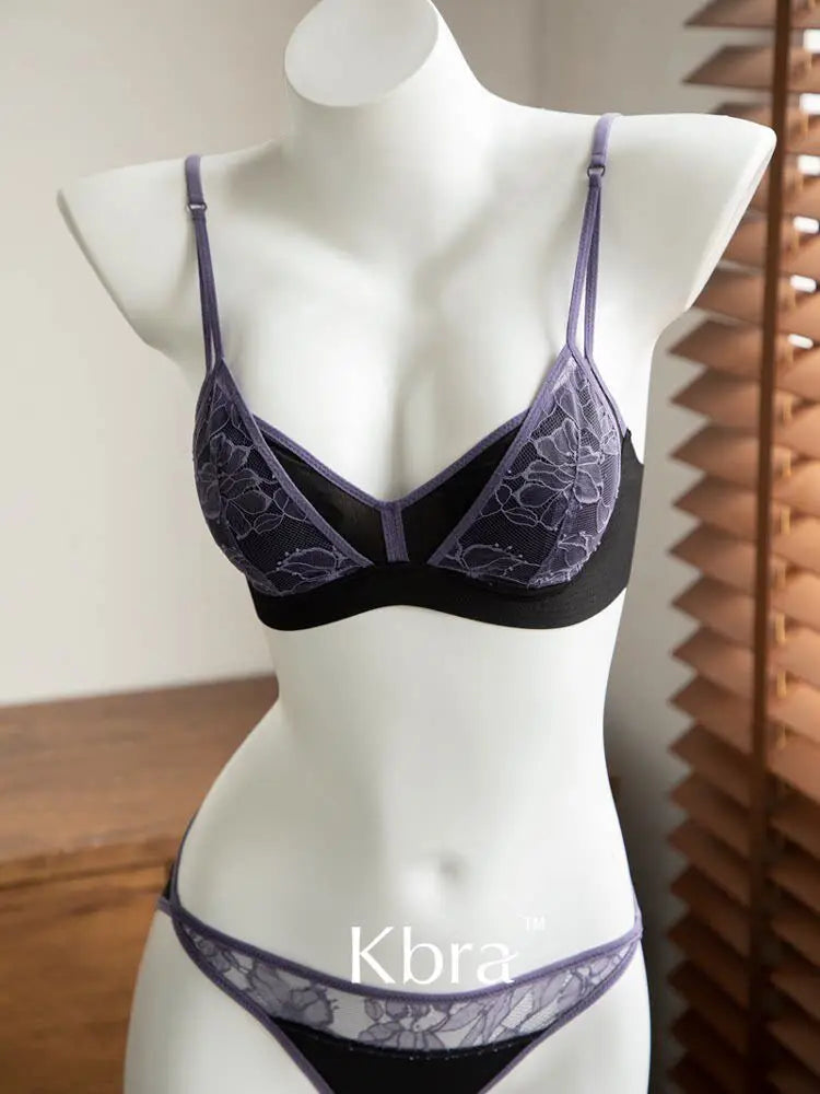 Lace Triangle Bralette Set | Sexy Wire-Free Summer Lingerie