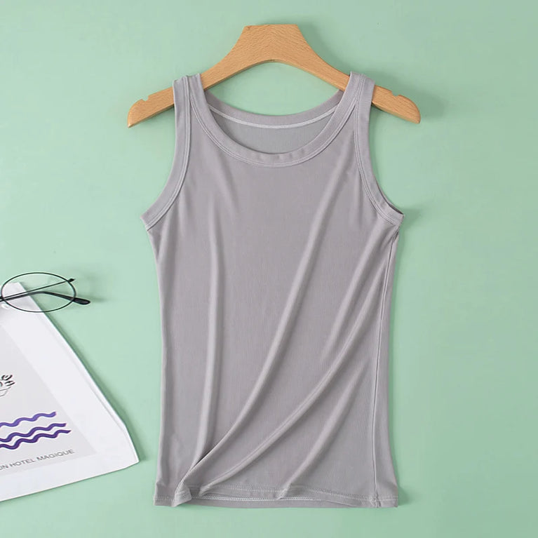 Ladies Suspender Vest Casual Sleeveless Tank