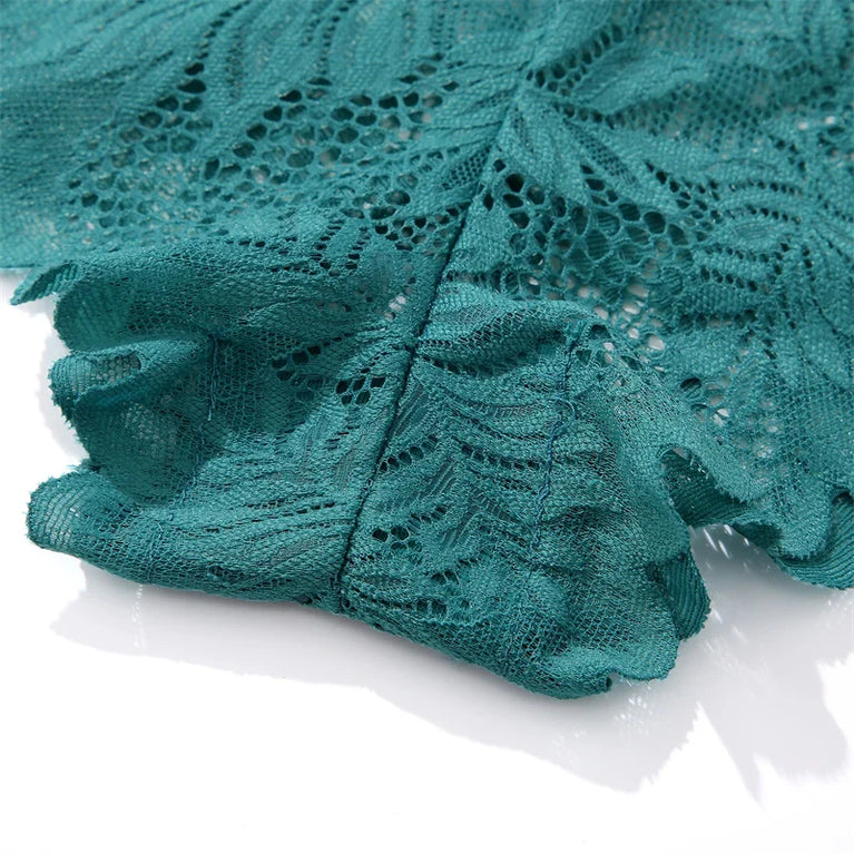 6pc Floral Lace Boyshorts | Sexy Low-Waist Briefs