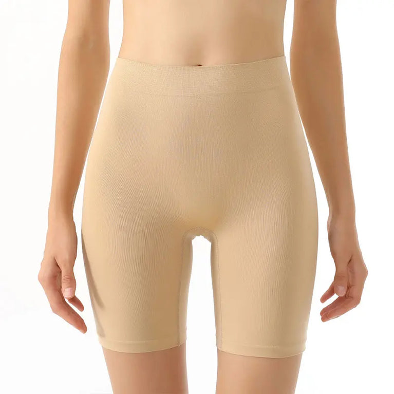 High-Waist Lace Shorts | Anti-Chafing Safety Boxers