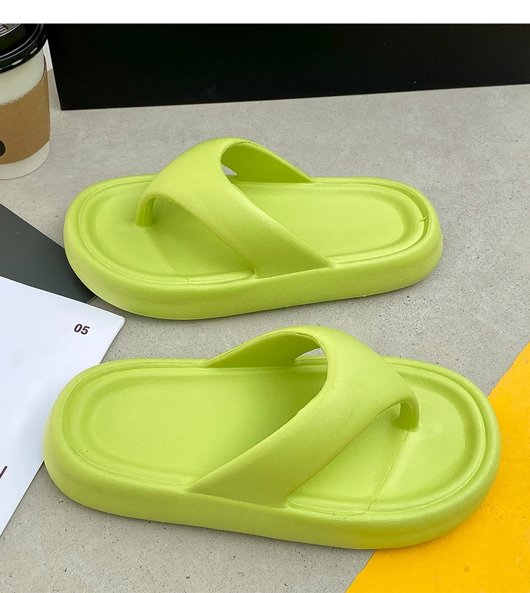 Premium Soft EVA Flip-Flops | Thick Sole Non-Slip Beach Slides