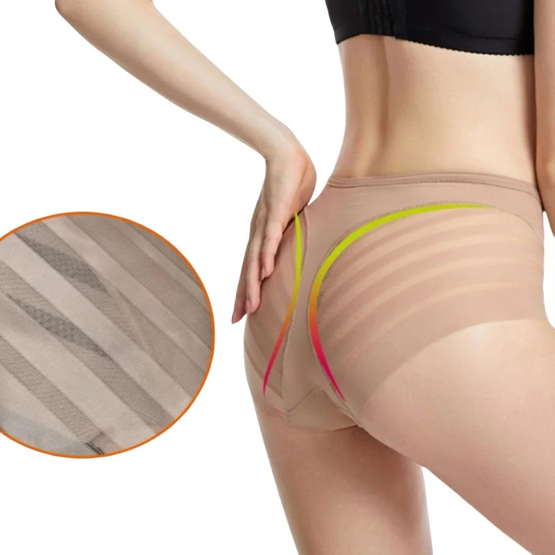 2-Pack Ice Silk Briefs | High-Rise Tummy Control