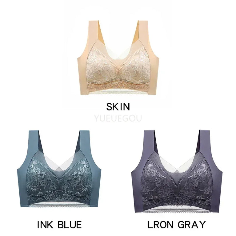 3PCS Plus Size Push-Up Bralette | 5cm Natural Lift Comfort