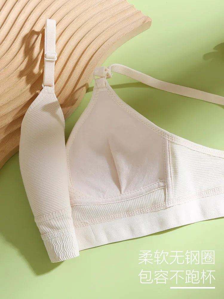 American Retro Cotton Bralette | Side-Smoothing Push-Up