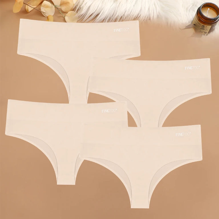 Ice Silk Seamless Panties | Ultra-Thin Brazilian Briefs