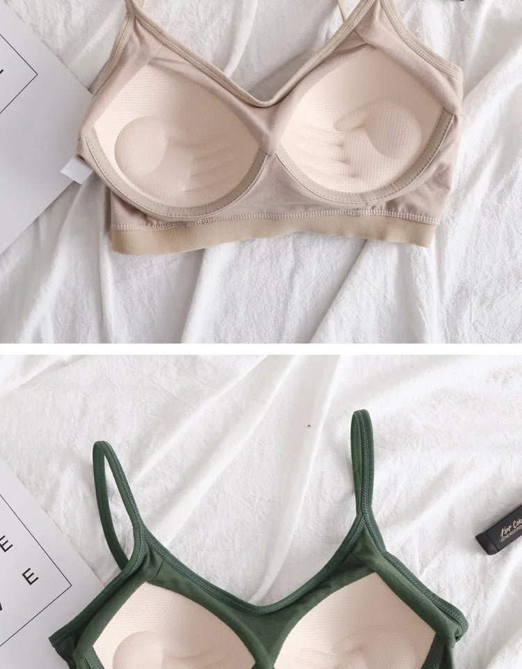 Pure Cotton Wireless Seamless Bra – Lightweight Everyday Comfort