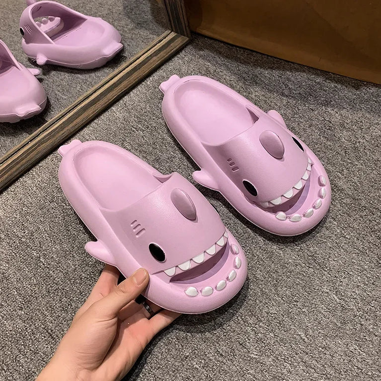 Shark Cloud Slides | Thick-Sole Anti-Slip Sandals