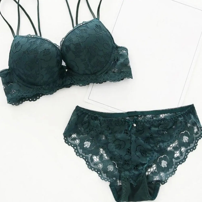 Seamless Wire-Free Bra & Brief Set – Everyday Comfort Lingerie