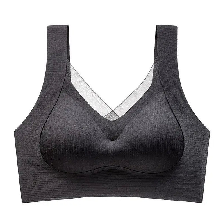 Seamless Backless Vest Bra | Adjustable Gathered Summer Fit