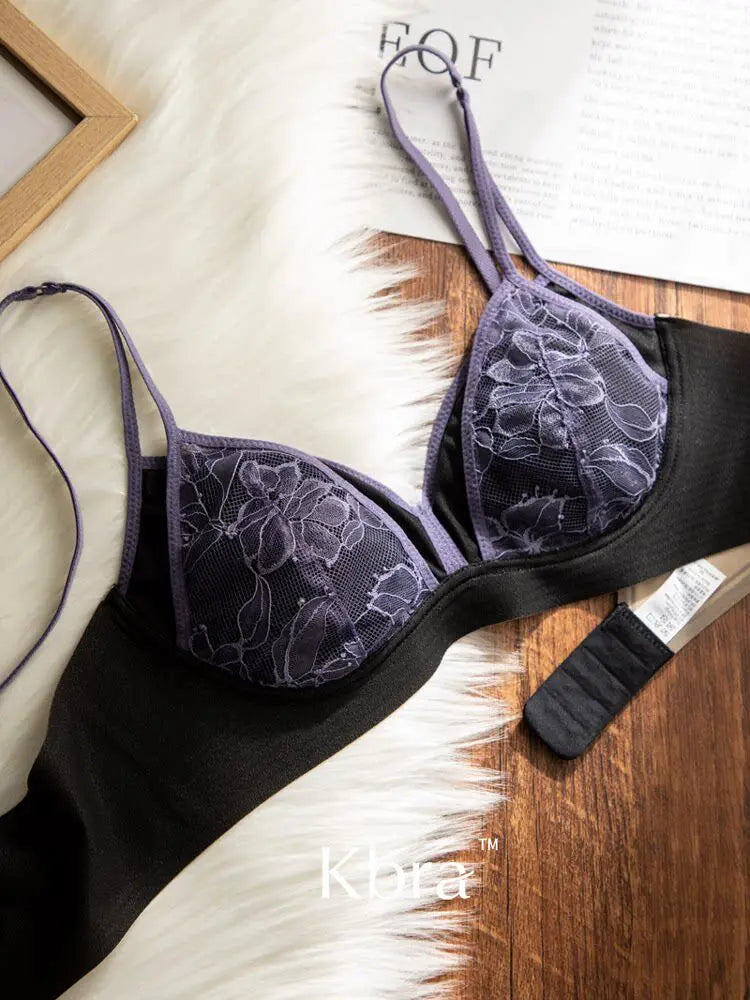 Lace Triangle Bralette Set | Sexy Wire-Free Summer Lingerie