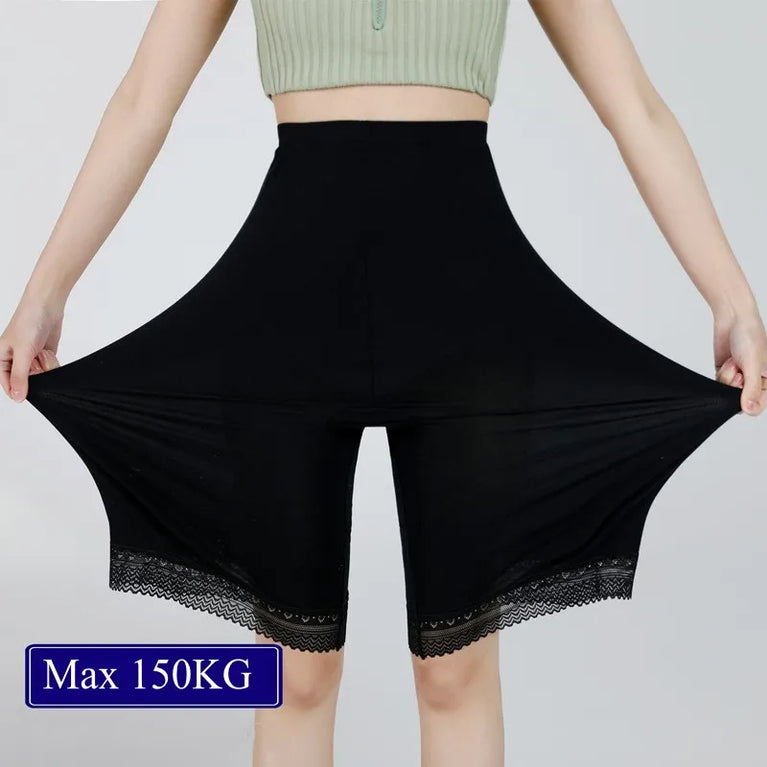 Modal Comfort Plus Size Safety Shorts | Seamless Longline Boyshorts