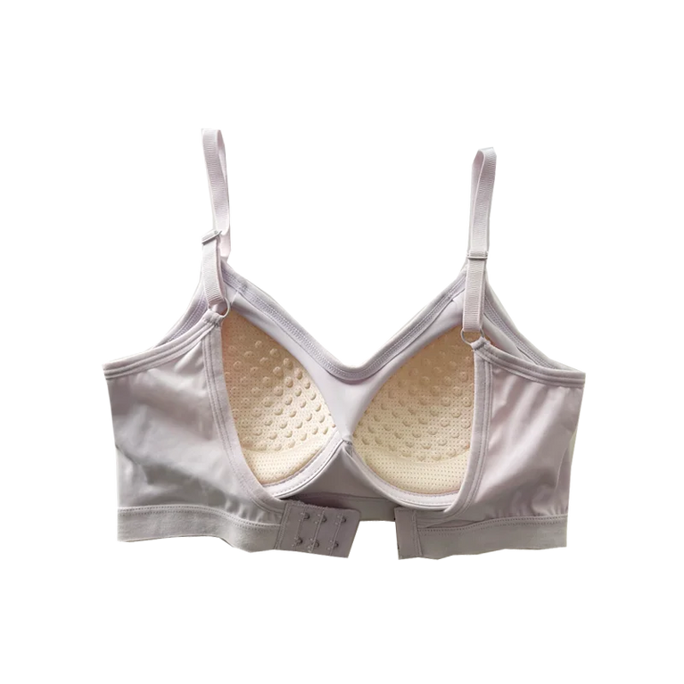 Ice Silk V-Neck Wrap Bra | Seamless Full-Cup Cooling Lingerie