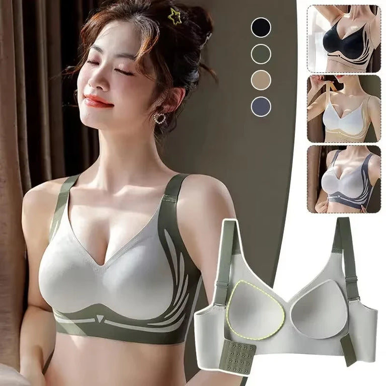 All Of Me Seamless Wireless Bra | Gathered Push-Up Bralette