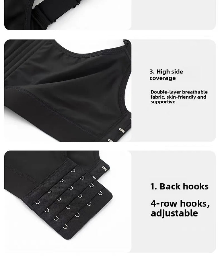 Seamless Full-Cup Sports Vest | Anti-Shake Wireless Support