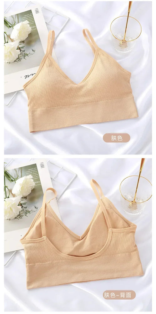 Seamless Push-Up Bralette – Wireless "Beautiful Back" Comfort