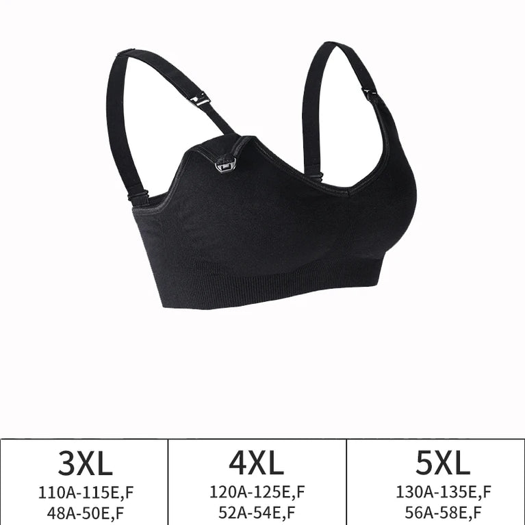 Plus Size Nursing Bra | Anti-Sagging Wireless Fit