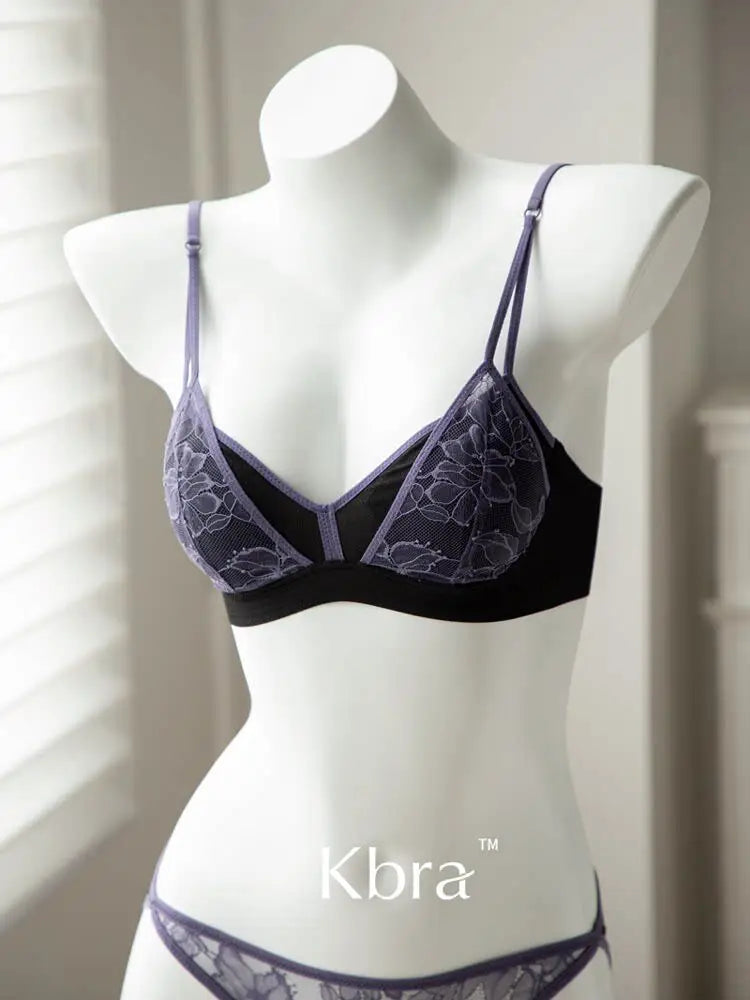 Lace Triangle Bralette Set | Sexy Wire-Free Summer Lingerie