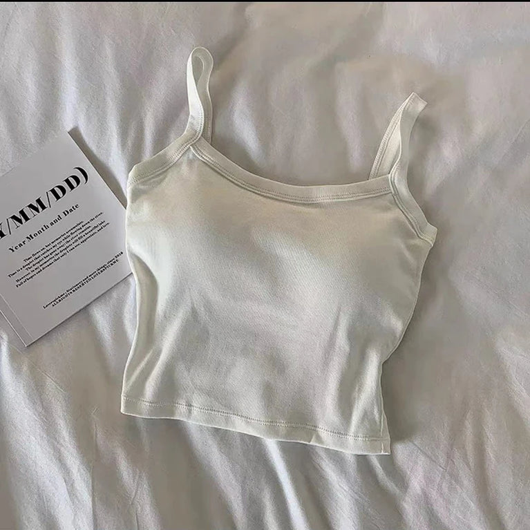 Crop Top Women Sexy Sleeveless Casual Camisole Tube Top Vest