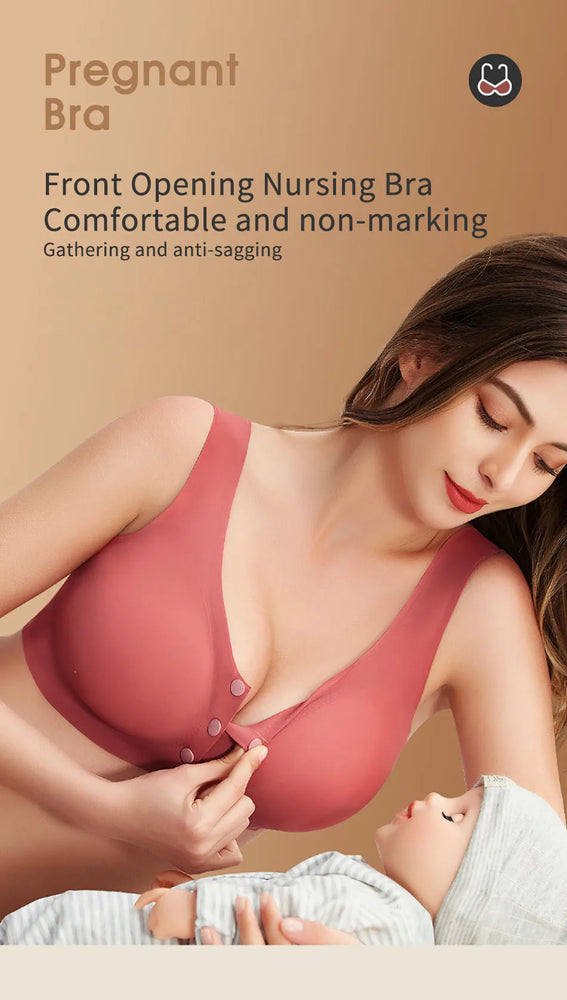 Wood Pencil Lightweight Nursing Bra | Front-Opening Support