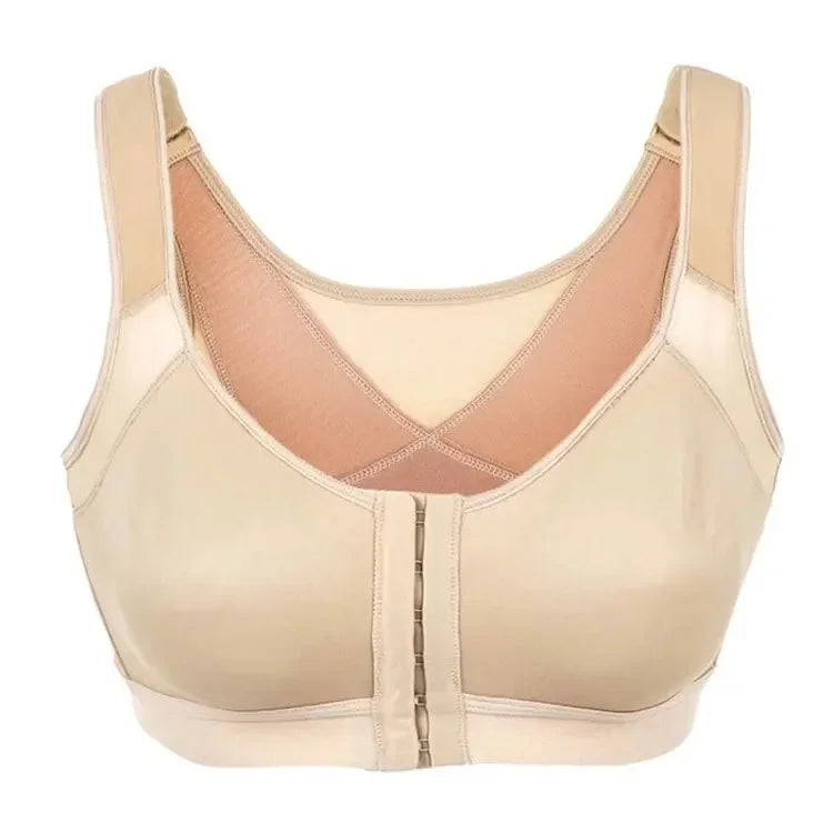 Front-Open Support Bra – Wireless Metal-Free Comfort