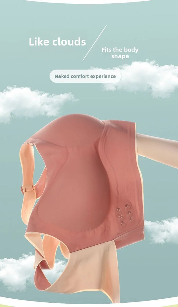 Seamless Summer Sports Bra | Anti-Sagging Side-Support Vest