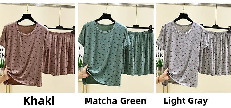 Women’s Modal Floral Pajama Set | Short Sleeve & Shorts