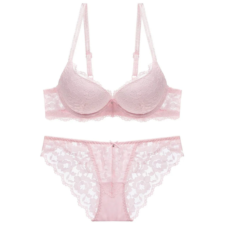 Seamless Wire-Free Bra & Brief Set – Everyday Comfort Lingerie