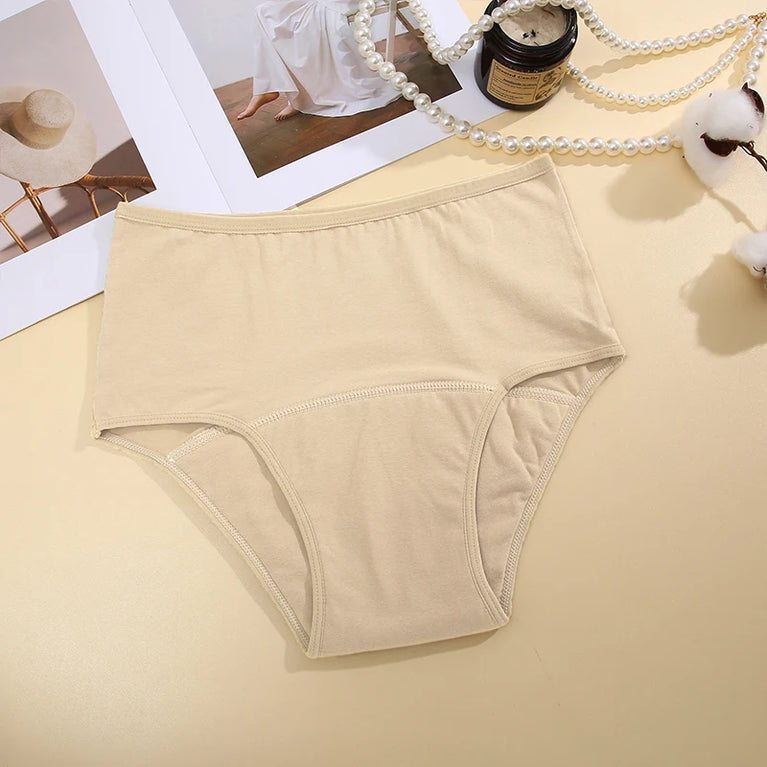 High-Waist 5-Layer Menstrual Briefs – Ultra-Absorbent Breathable Physiological Panties