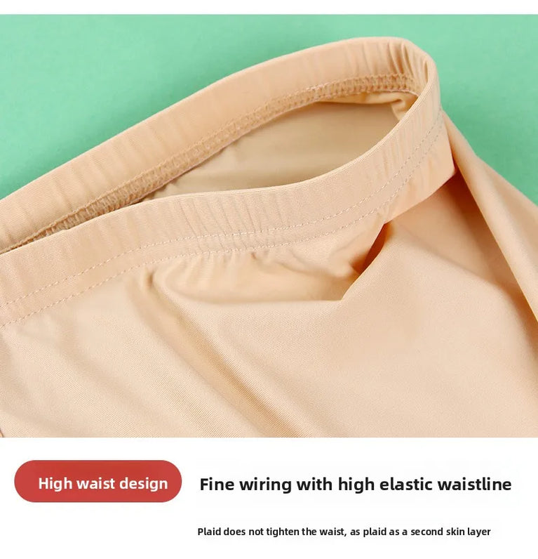 Seamless Plus Size Safety Shorts | Anti-Rub High-Capacity Boxers (Up to 120KG)