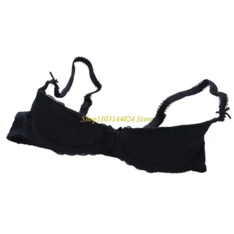 Deep V Plunge Low-Cut Bra – Sexy Cotton Push-Up Lingerie